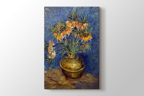 Still Life Vase with Fifteen Sunflowers görseli.