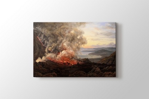 Eruption du Vésuve görseli.