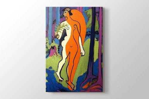 Nude in Orange and Yellow görseli.
