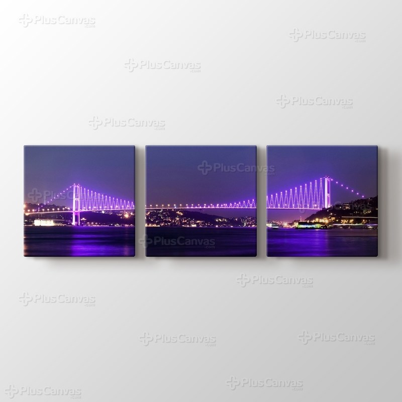 Boğaziçi Köprüsü gece manzarası görseli.