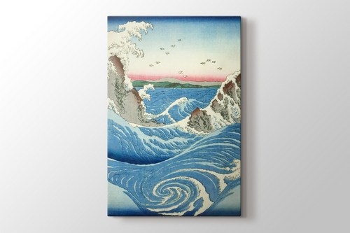 Awa, Naruto no fuha - Utagawa Hiroshige görseli.