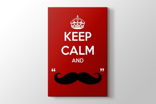 Keep Calm and Mustage görseli.