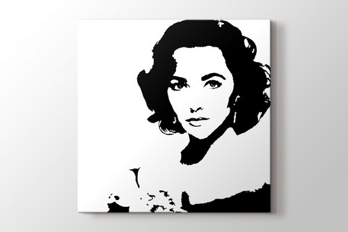 Elizabeth Taylor - Pop Art görseli.