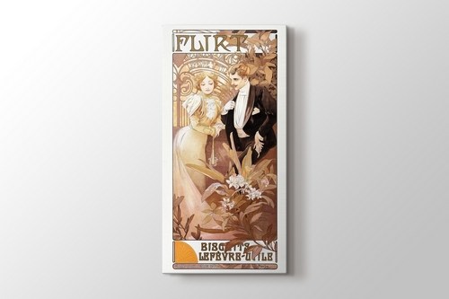 Alphonse Mucha - Flirt görseli.