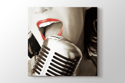 Red Lips and the Microphone görseli.