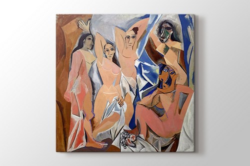 Les Demoiselles d'Avignon görseli.
