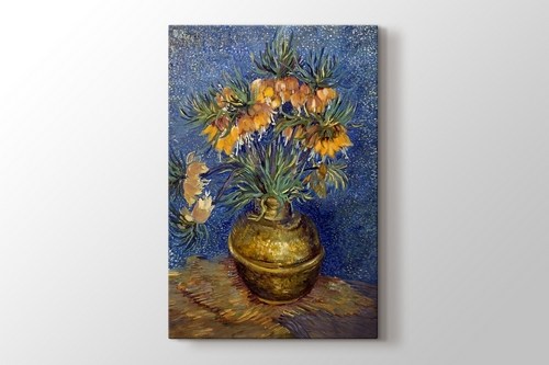 Still Life Vase with Fifteen Sunflowers görseli.