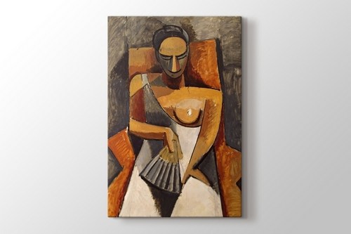 Woman with a Fan görseli.
