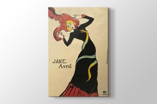 Jane Avril - Henri de Toulouse Lautrec görseli.