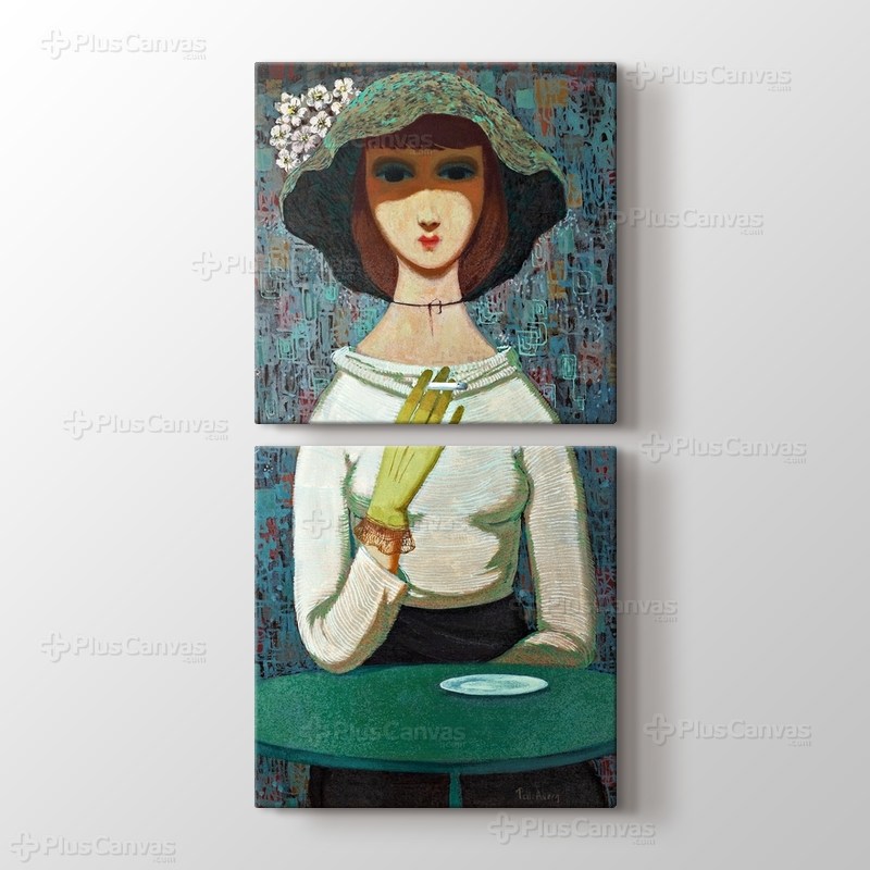 Woman with Cigarette görseli.