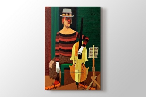Clown Playing Cello görseli.
