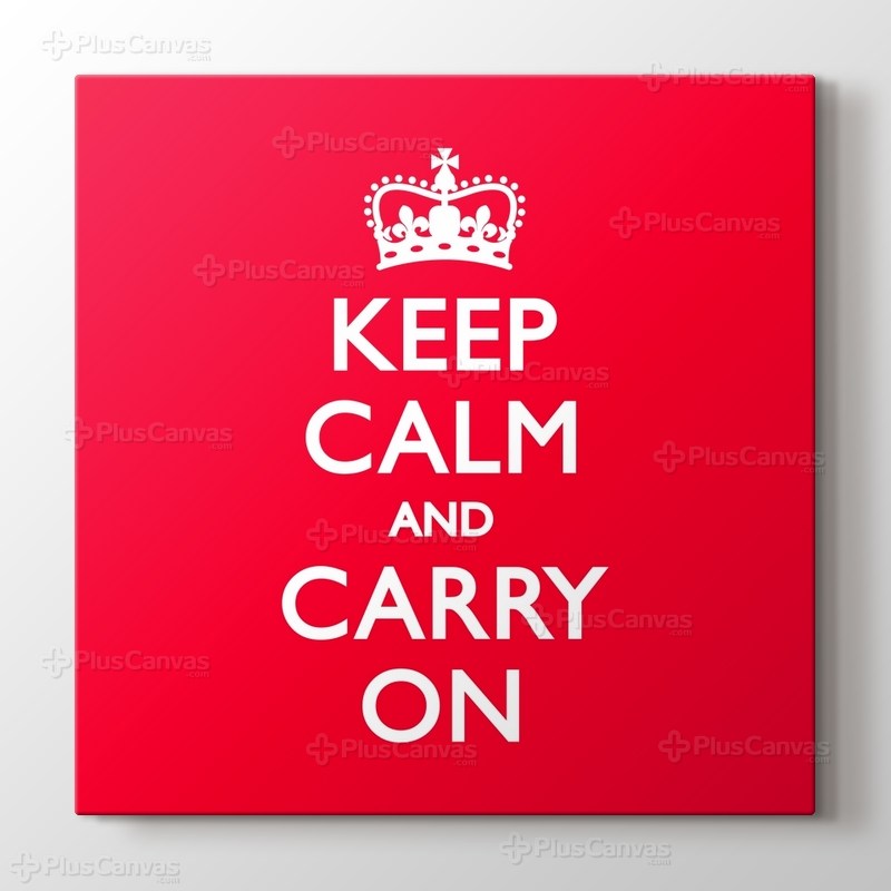 Keep Calm and Carry On görseli.