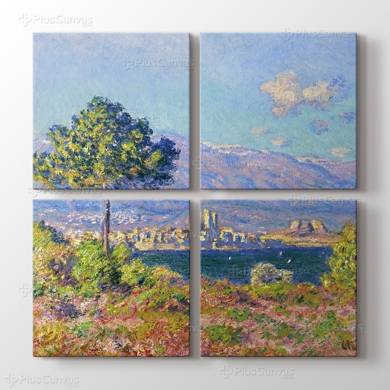 Antibes Vue du Plateau Notre Dame görseli.
