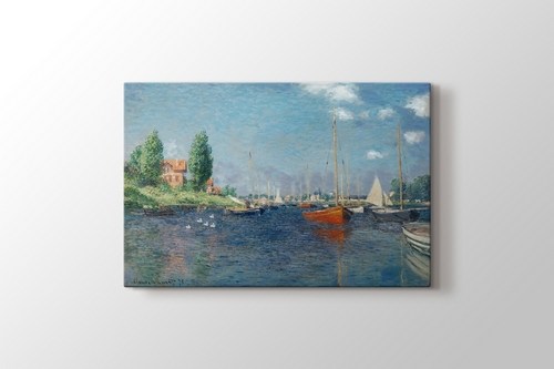 Red Boats at Argenteuil görseli.