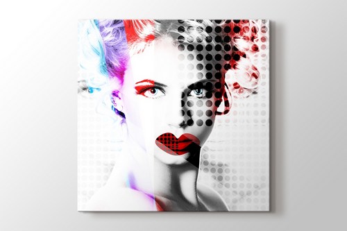 Popart Woman Portrait görseli.