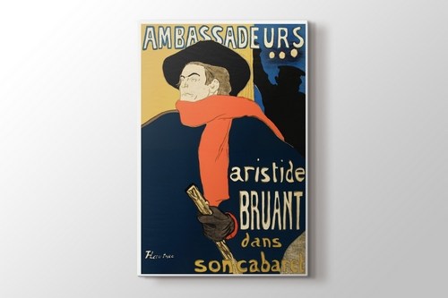 Ambassadeurs Aristide Bruant - Henri de Toulouse Lautrec görseli.