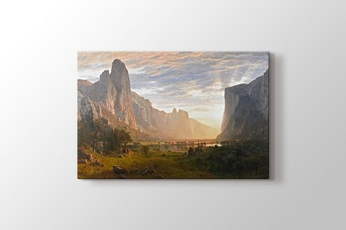 Looking Down Yosemite Valley California 1865 görseli.