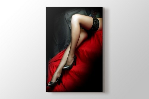 Beautiful Legs In Black  görseli.