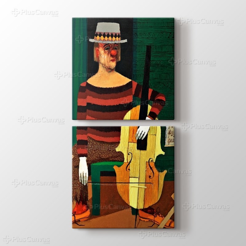 Clown Playing Cello görseli.