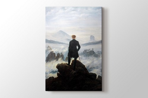 Wanderer above the sea of fog görseli.