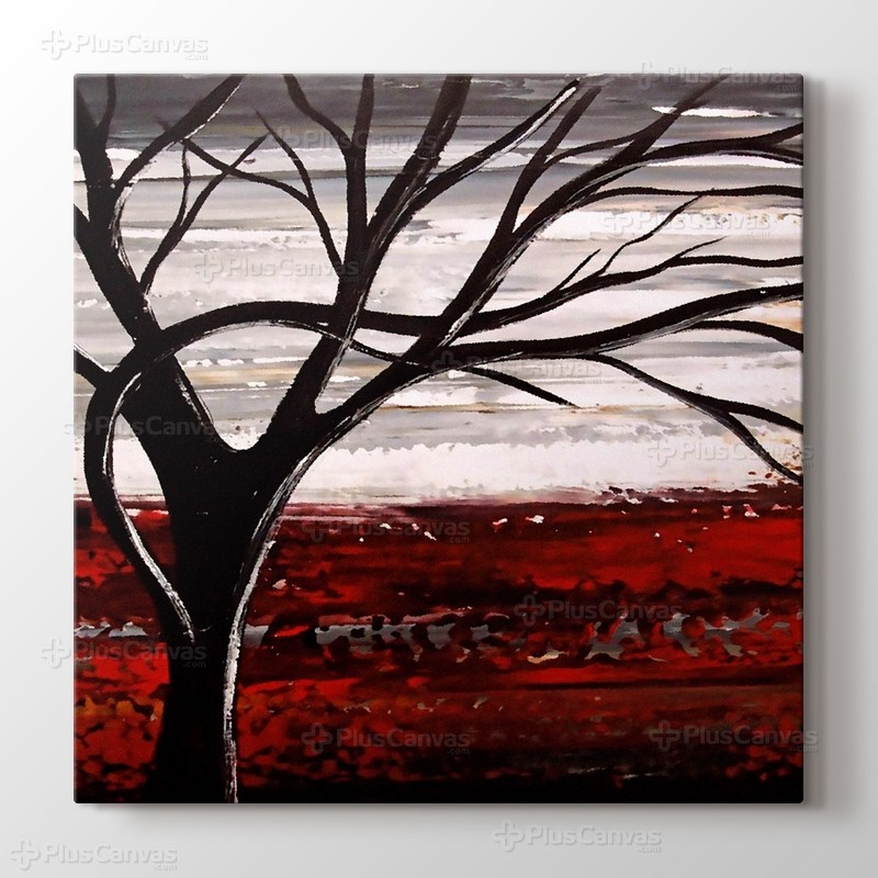Tree on a Red Land görseli.