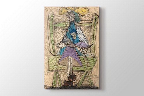 Dora Maar in a Wicker Chair görseli.