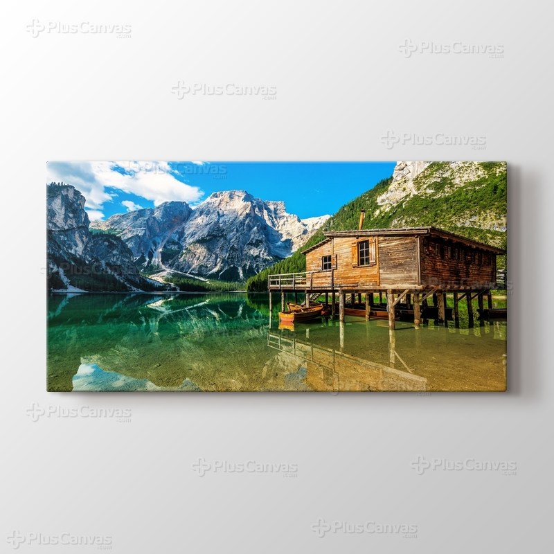 Lago di Braies - Dolomiti Mountains - Italy görseli.