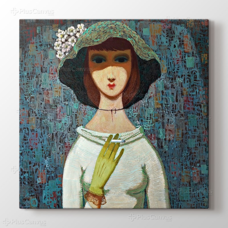 Woman with Cigarette görseli.