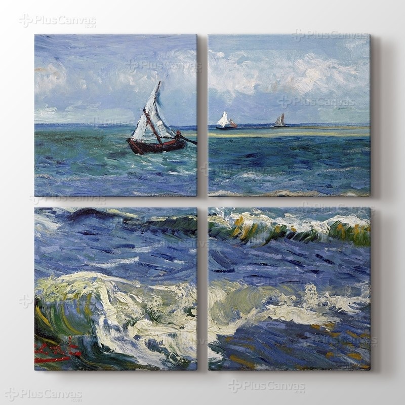 Seascape near Les Saintes-Maries-de-la-Mer görseli.