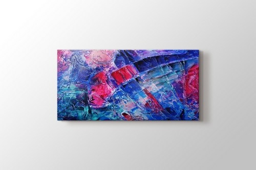 Blue pink purple abstract görseli.