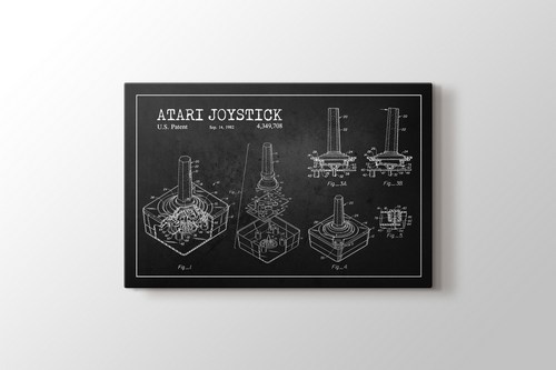 Atari Joystick Patent görseli.