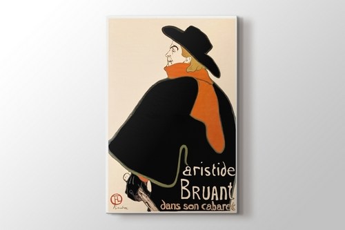 Aristide Bruant in his Cabaret - Henri de Toulouse Lautrec görseli.