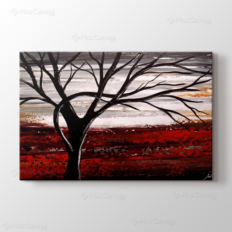 Tree on a Red Land görseli.