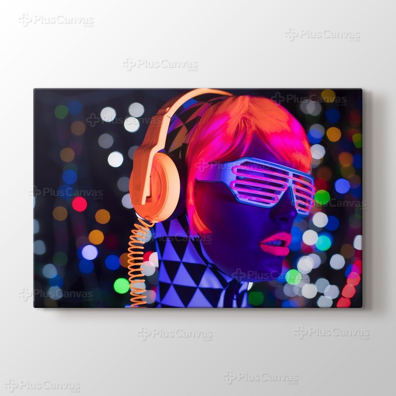Neon Dj görseli.