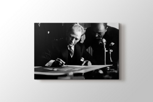Mustafa Kemal - İş Bankası Ziyareti görseli.