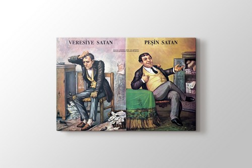 Veresiye Satan, Peşin Satan görseli.