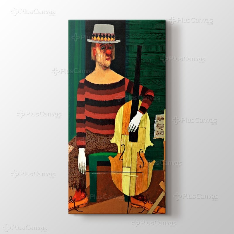 Clown Playing Cello görseli.