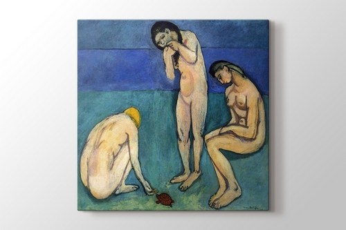 Bathers with a Turtle görseli.