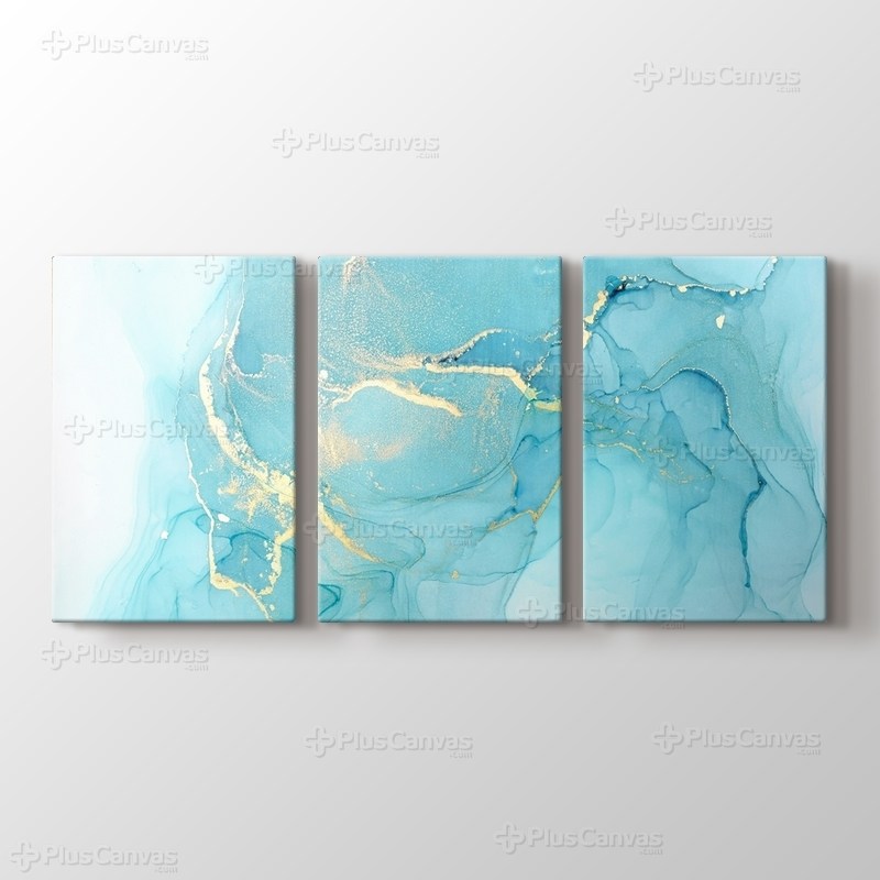 Golden Cyan Marble görseli.