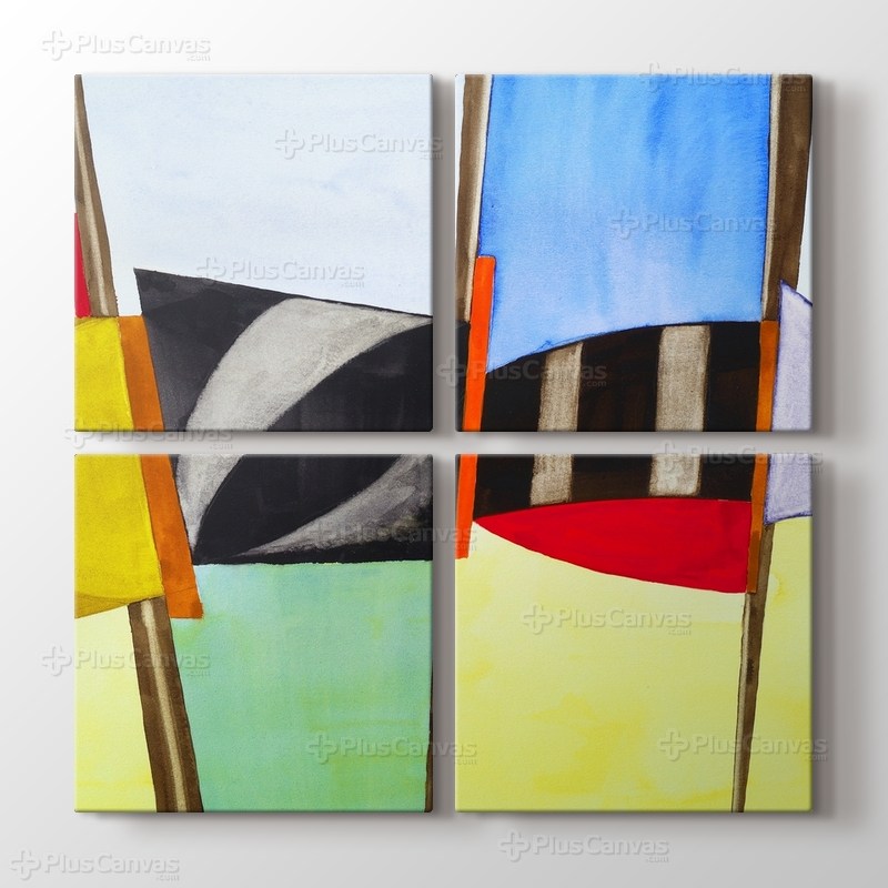 Soyut sulu boya renkler görseli.