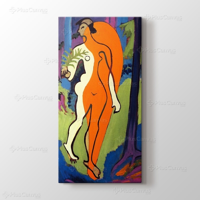 Nude in Orange and Yellow görseli.