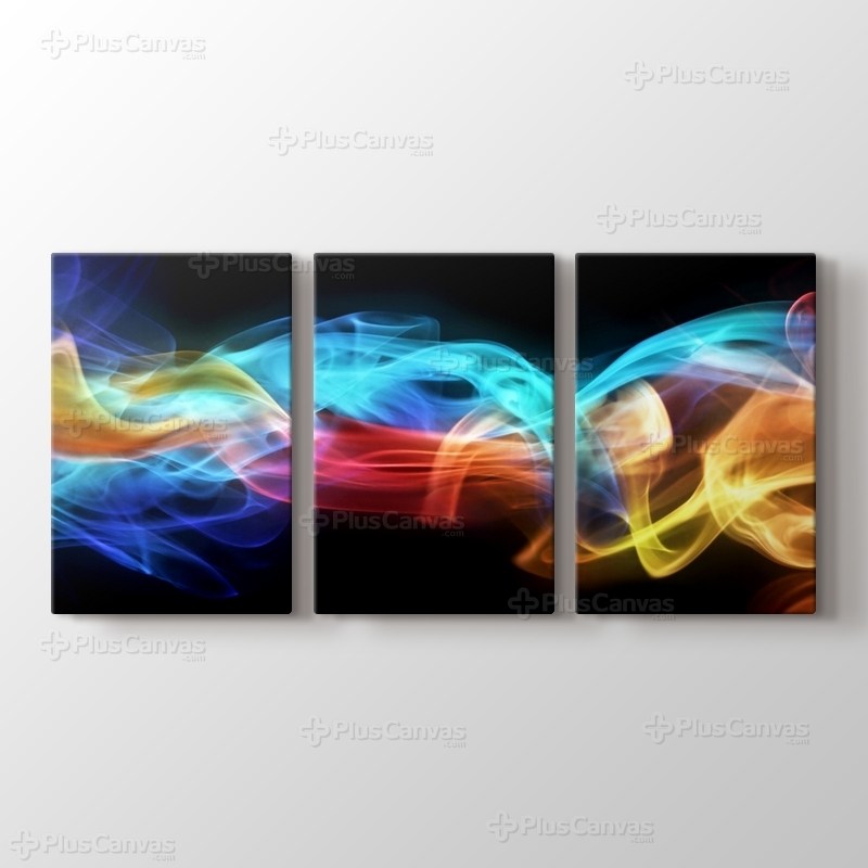 Renkli dijital alevler görseli.