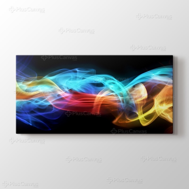 Renkli dijital alevler görseli.