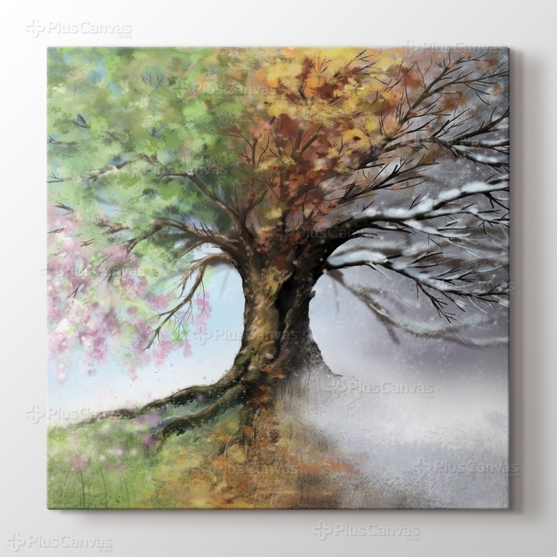 4 Mevsim Ağaç görseli.