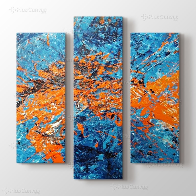 Orange Cyan Abstract görseli.