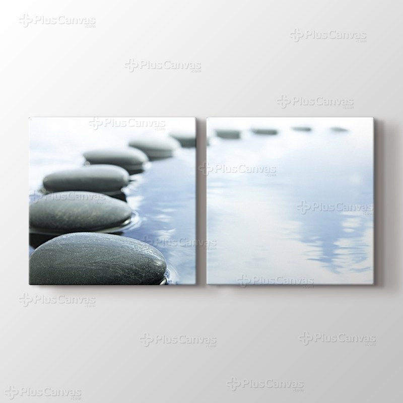 Gri su taşları görseli.