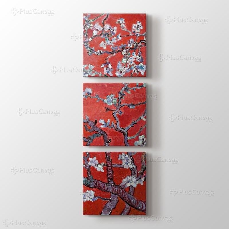 Çiçek açan badem ağacı görseli.