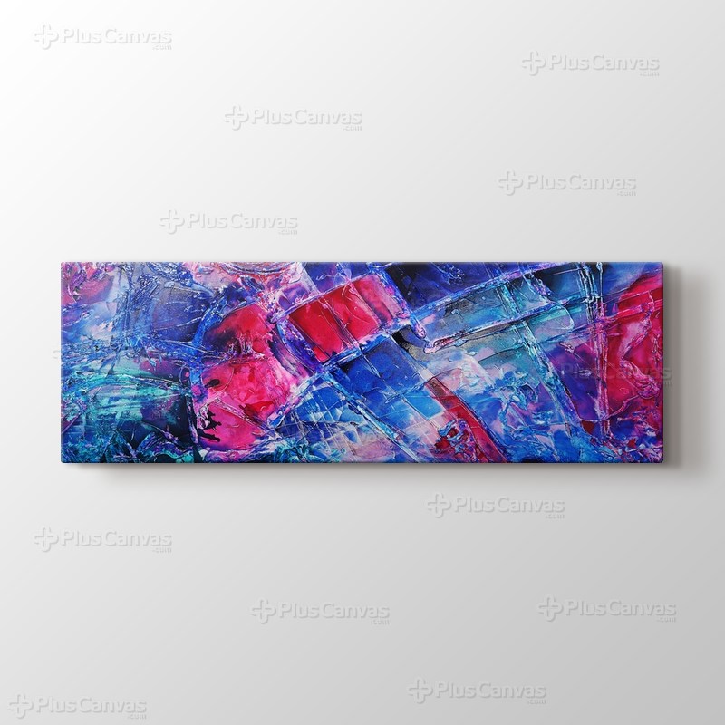 Blue pink purple abstract görseli.