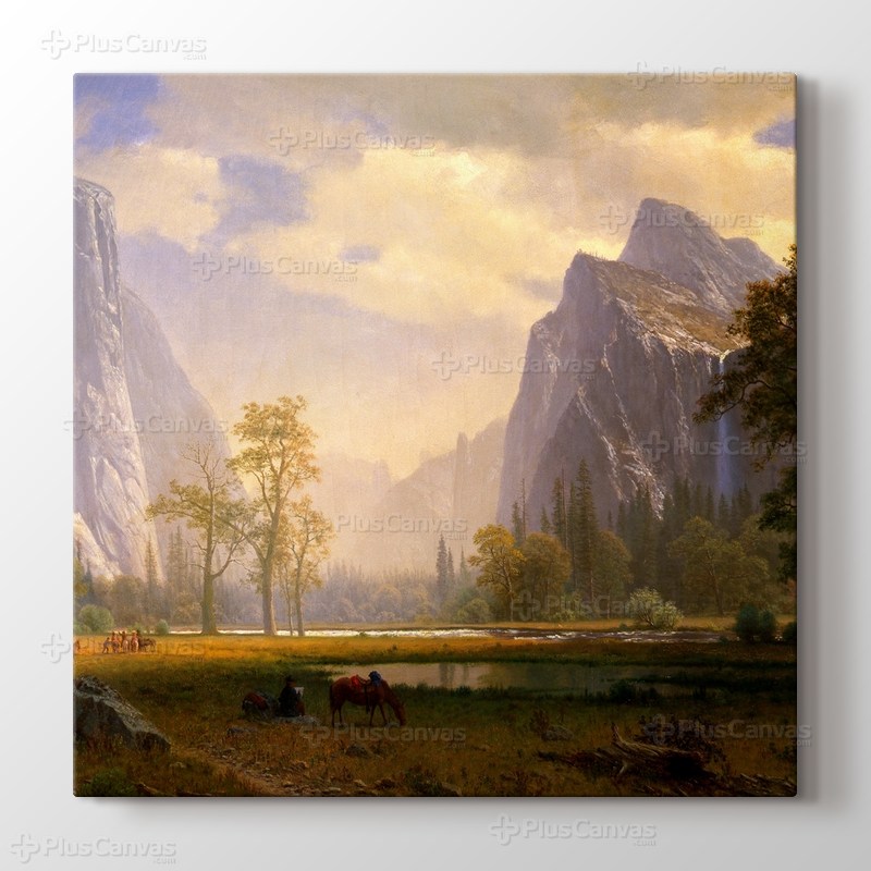 Looking Up the Yosemite Valley görseli.