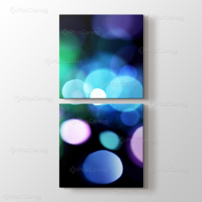 Renkli ışık hareleri görseli.